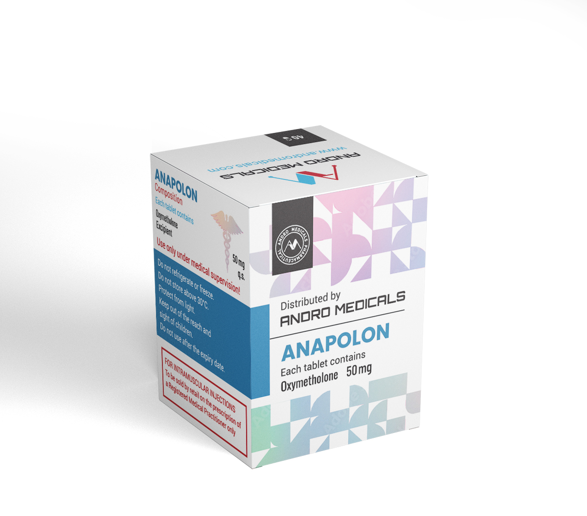 Anapolon — Oxymetholone 50mg × 40 tabs Oraal lab getest flacon 50mg Capsule