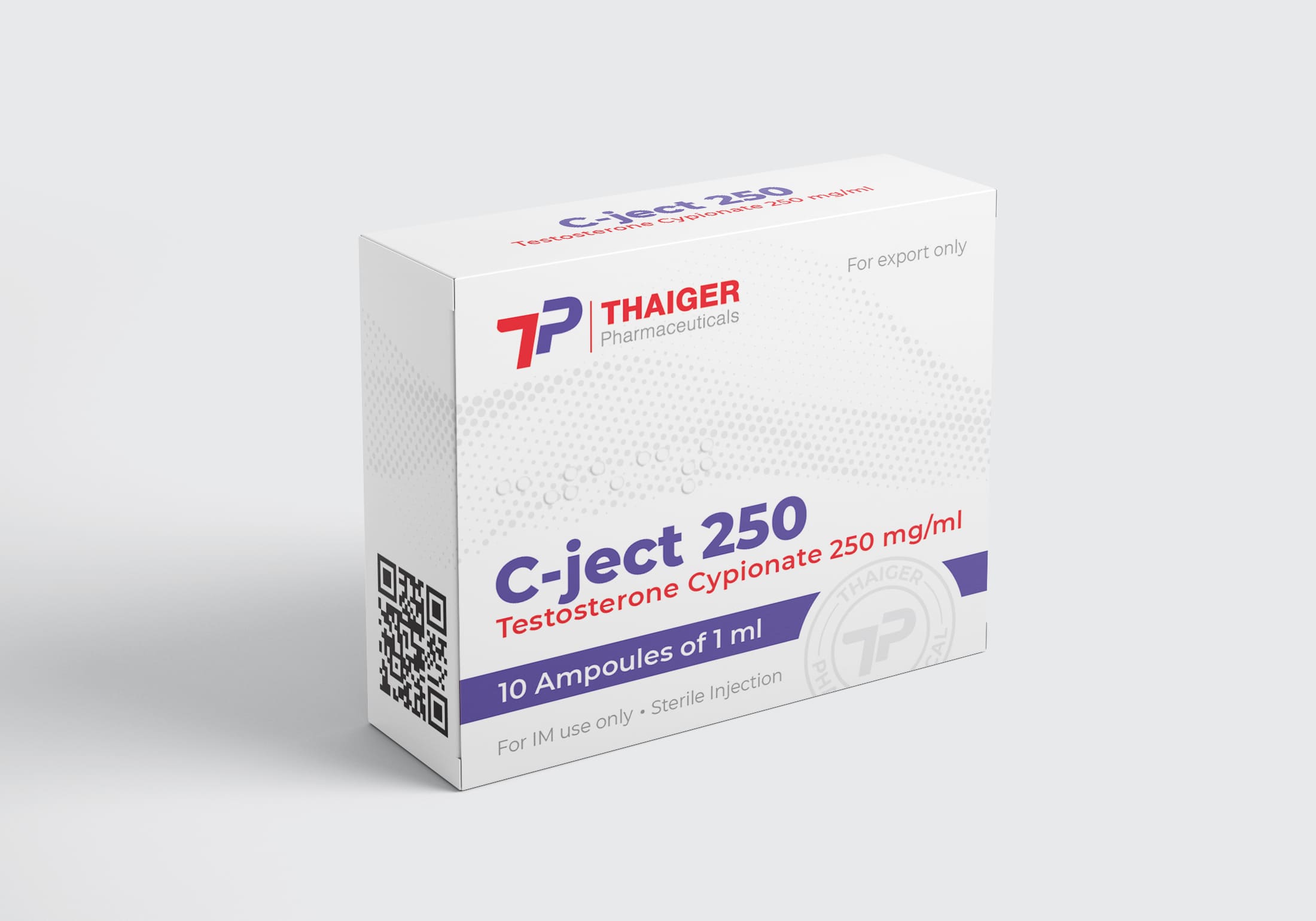 C-Ject 250 — Testosterone Cypionate 250mg/ml × 10 × 1ml amp. Injecteerbaar lab getest flacon 250mg/ml Injecteerbaar