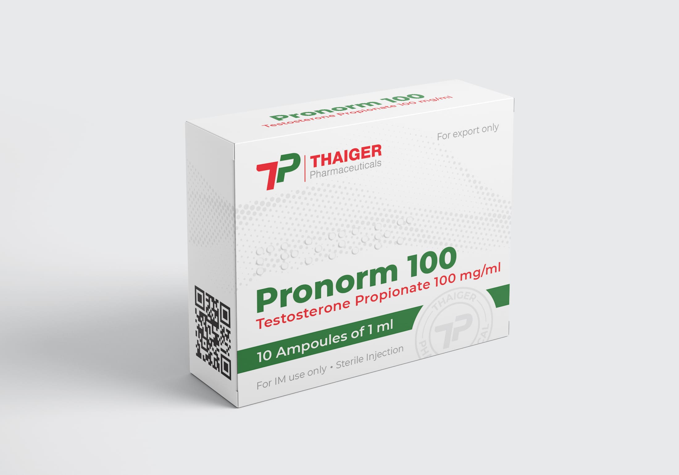 Pronorm 100 — Testosterone Propionate 100mg/ml × 10 × 1ml amp. Injecteerbaar lab getest flacon 100mg/ml Injecteerbaar